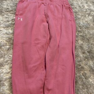 Under Armour Pink Joggers Soft Athletic Bottoms